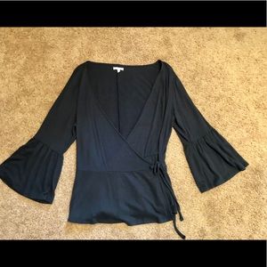 Women’s Blouse Cross Body Tie